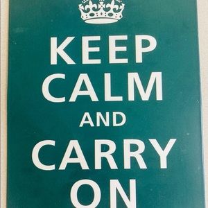 KCCO Keep Calm and Carry On Sign
